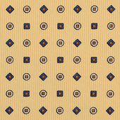 Geometrical Silk Bespoke Tie - Honey