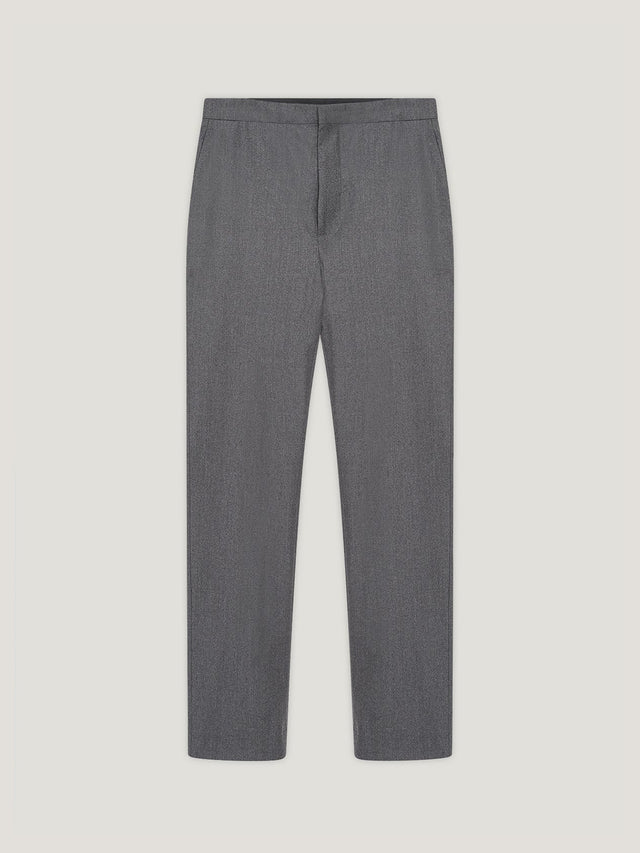 Grey Tapered Trousers