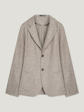 Natural 2 Button Wool Jacket