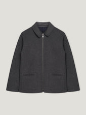 Grey Double Face Reversible Jacket