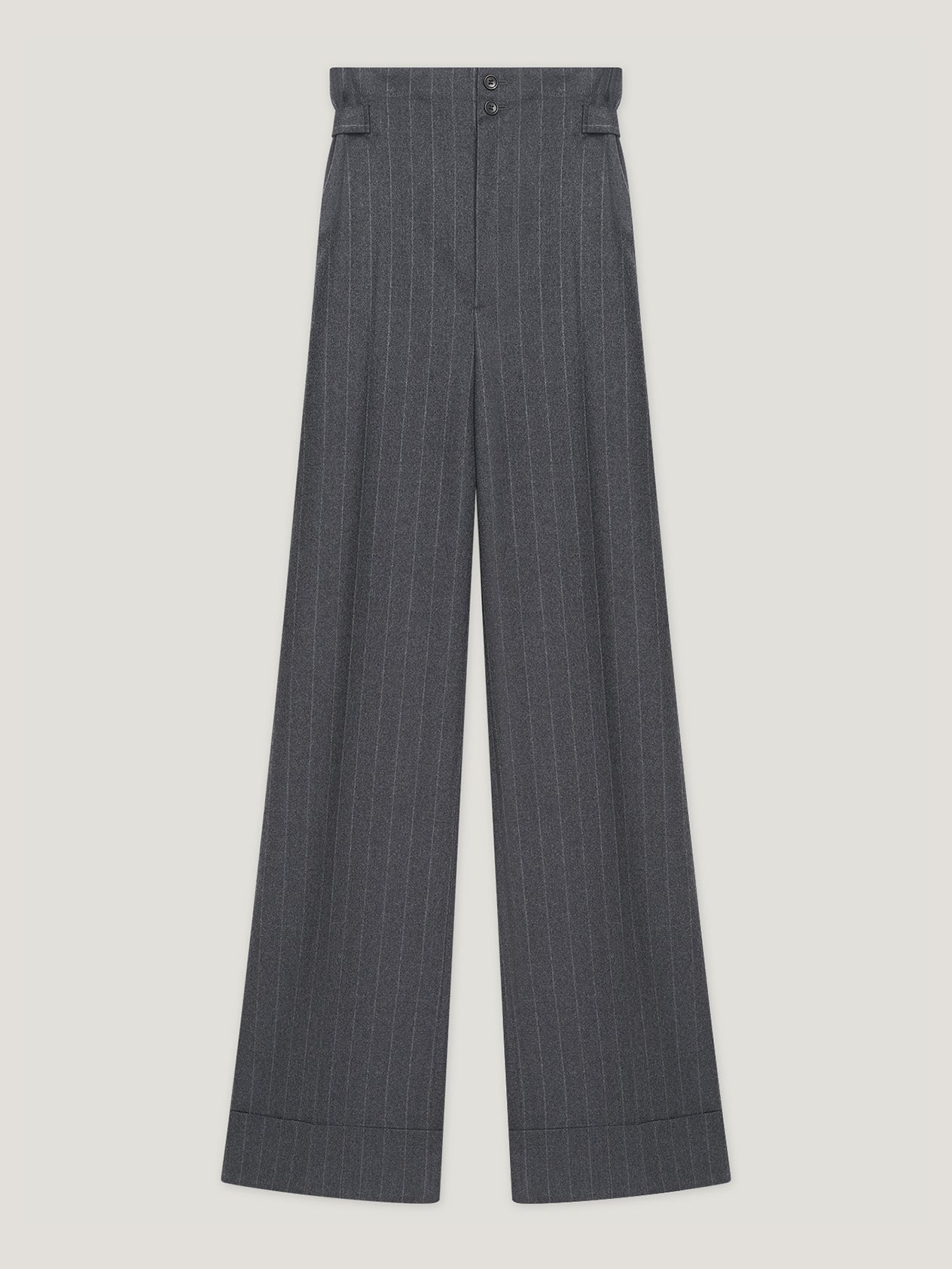 Chalk Stripe Sash Trousers