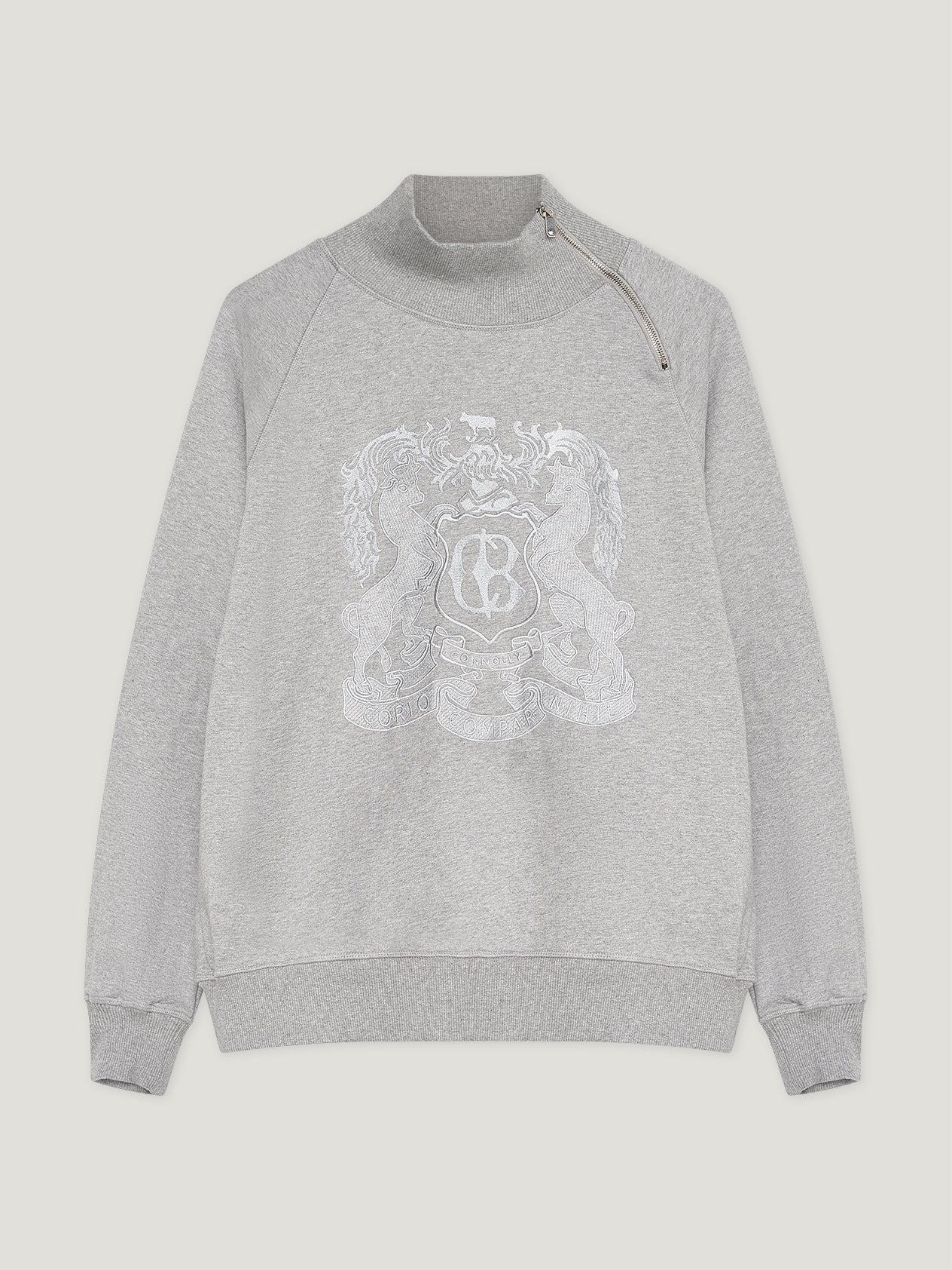 Embroidered Driving Sweatshirt