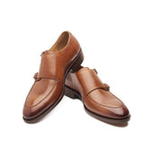 Luigi Double Monk Strap Hand Welted Classics Collection