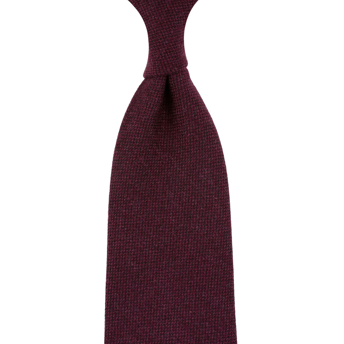 Plain Cashmere Tie Hand Rolled