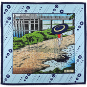 Ukiyo-e Silk Pocket Square - Ukimodo - 40x40cm
