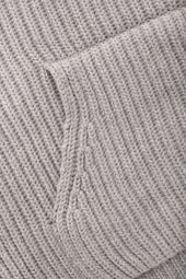 Wool Chunky Pullover Hoodie Sawdust