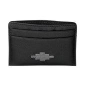 Rombo Card Slip Black Leather