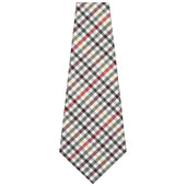 Fox Brothers Gun Club Check Wool Bespoke Tie Multicolor