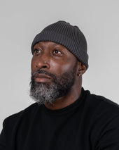 ROTOTO - Cotton Roll Up Hat - Dark Grey
