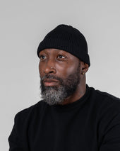 ROTOTO - Cotton Roll Up Hat - Black