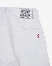 13.5oz Denim Straight Cut Jeans - White