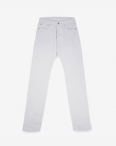 13.5oz Denim Straight Cut Jeans - White