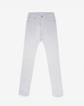 13.5oz Denim Slim Tapered Cut Jeans - White