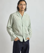 Marco Stripe Open Collar Shirt