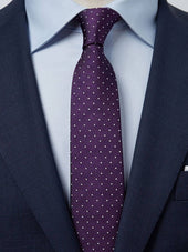 Dark Purple Tie Dot