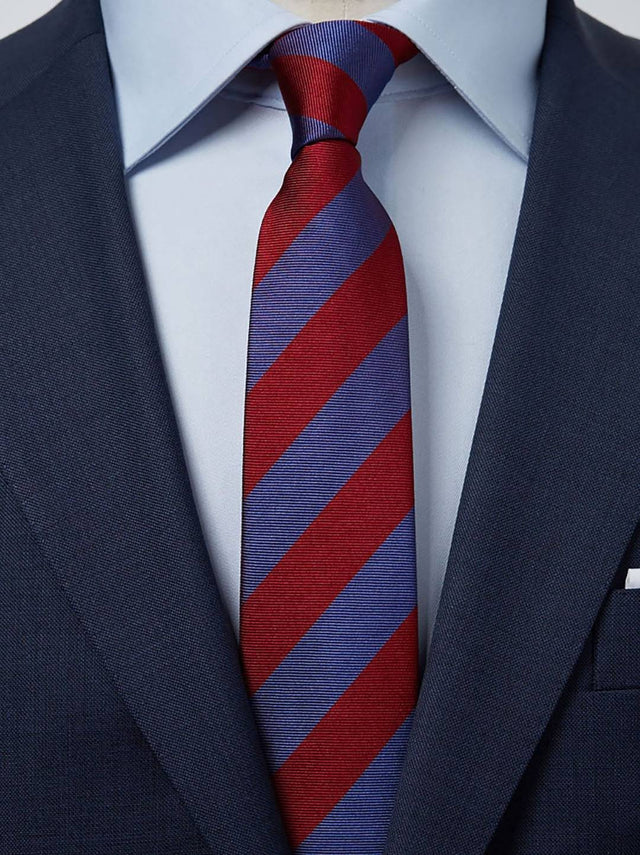 Blue & Red Tie Club