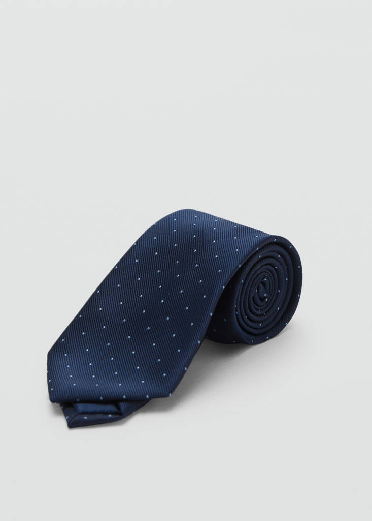 Polka-dot patterned tie - Teen | MANGO USA