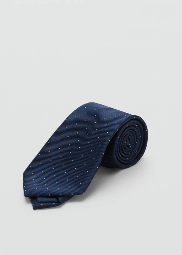Polka-dot patterned tie - Teen | MANGO USA