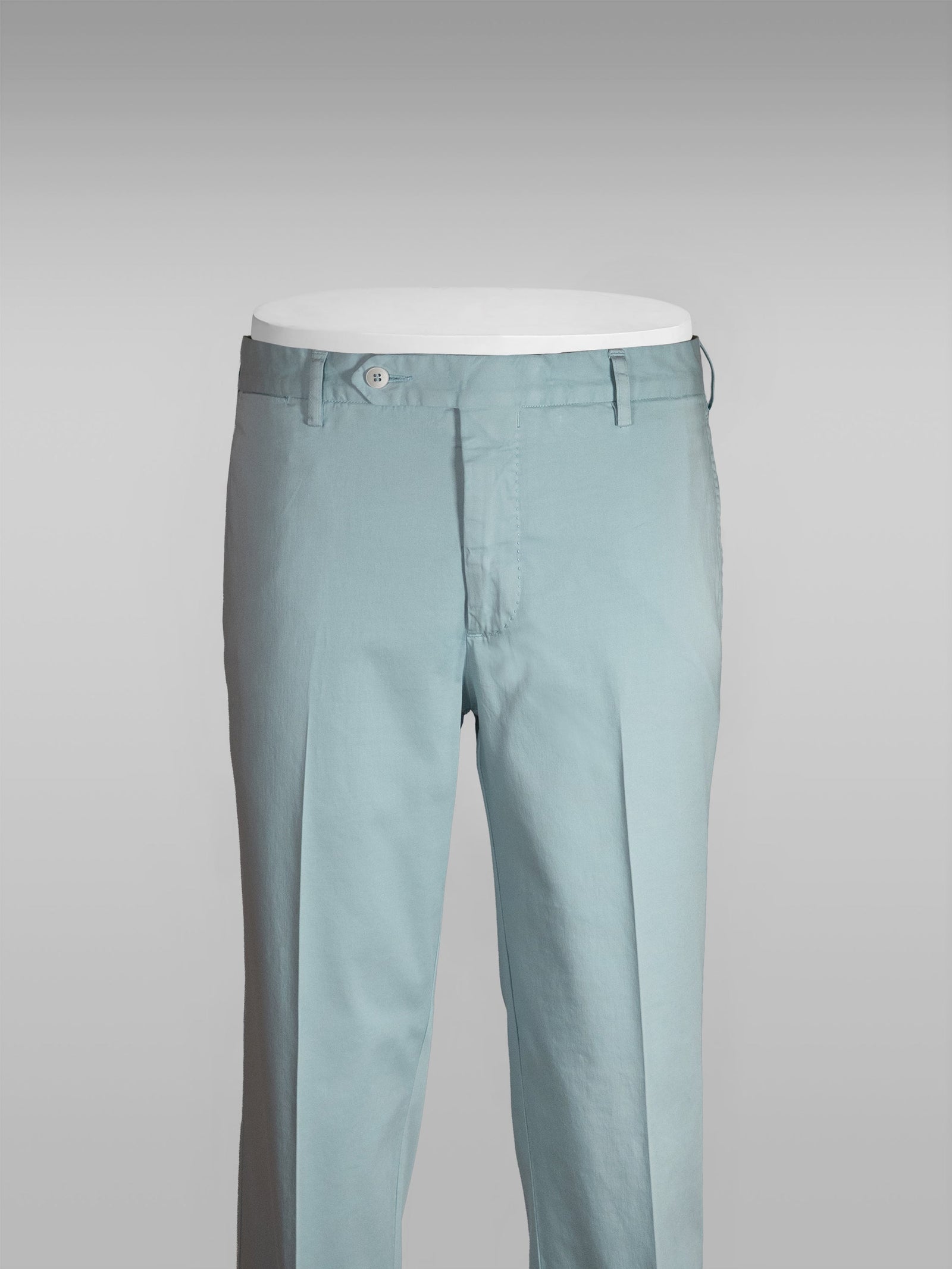 Azure Satin Cotton Silk Sport Trousers