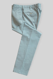 Azure Satin Cotton Silk Sport Trousers