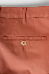 Coral Satin Cotton Silk Sport Trousers