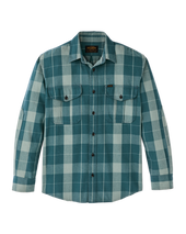 Vintage Wash Alaskan Guide Shirt - Jasper / Dark Teal Plaid