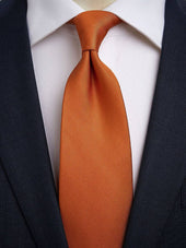 Dark Orange Tie