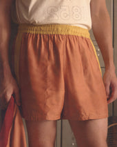 Satin Field Shorts - Orange