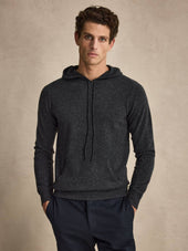 Dark Grey Cashmere Hoodie