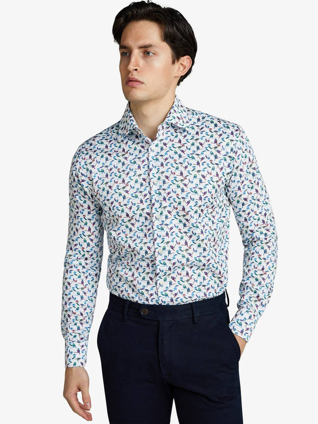White Print Shirt