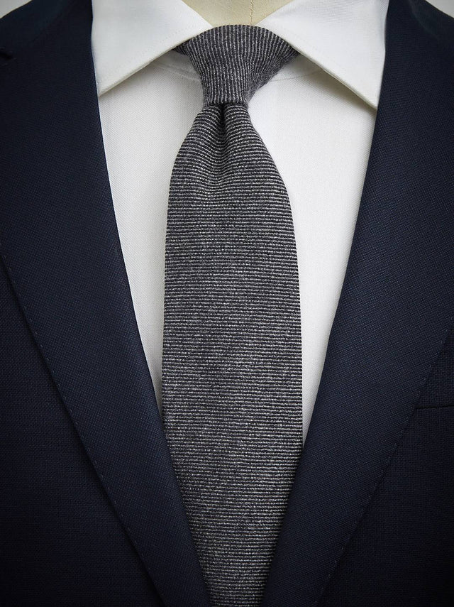 Grey Cashmere Tie