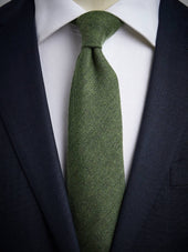Green Cashmere Tie