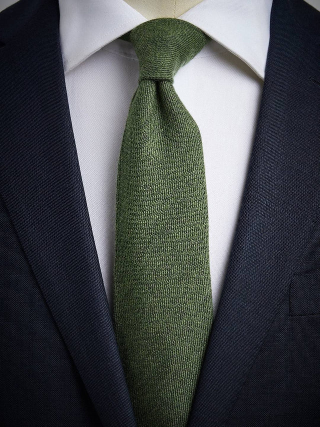 Green Cashmere Tie