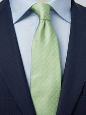 Light Green Dot Tie