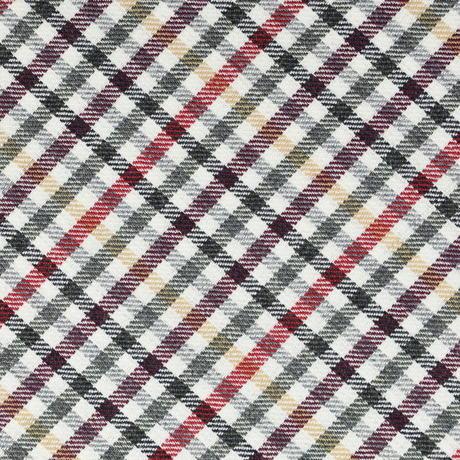 Fox Brothers Gun Club Check Wool Bespoke Tie Multicolor