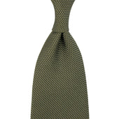 Grenadine / Garza Fina Bespoke Tie - Army
