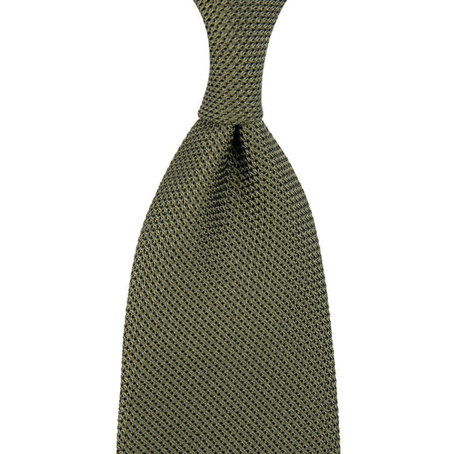 Grenadine / Garza Fina Bespoke Tie - Army