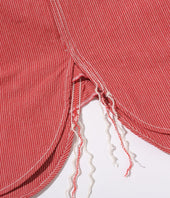 Sugar Cane Jean Cord Work Shirt Sc25511 Red