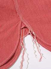 Sugar Cane Jean Cord Work Shirt Sc25511 Red