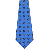 Racing Motif Printed Silk Bespoke Tie
