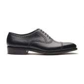 Bemer, Quarter Brogue Oxford - Black | Hand Welted Classics Collection