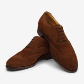 Wingtip Oxford Dark Snuff Zip Last
