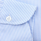 Oxford Button Down Shirt University Stripe Thin