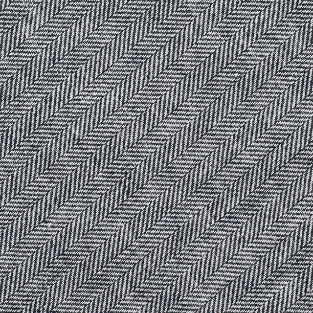 Vintage Herringbone Bespoke Linen / Cotton Tie - Grey
