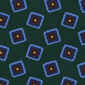 Ancient Madder Silk Bespoke Tie - Forest