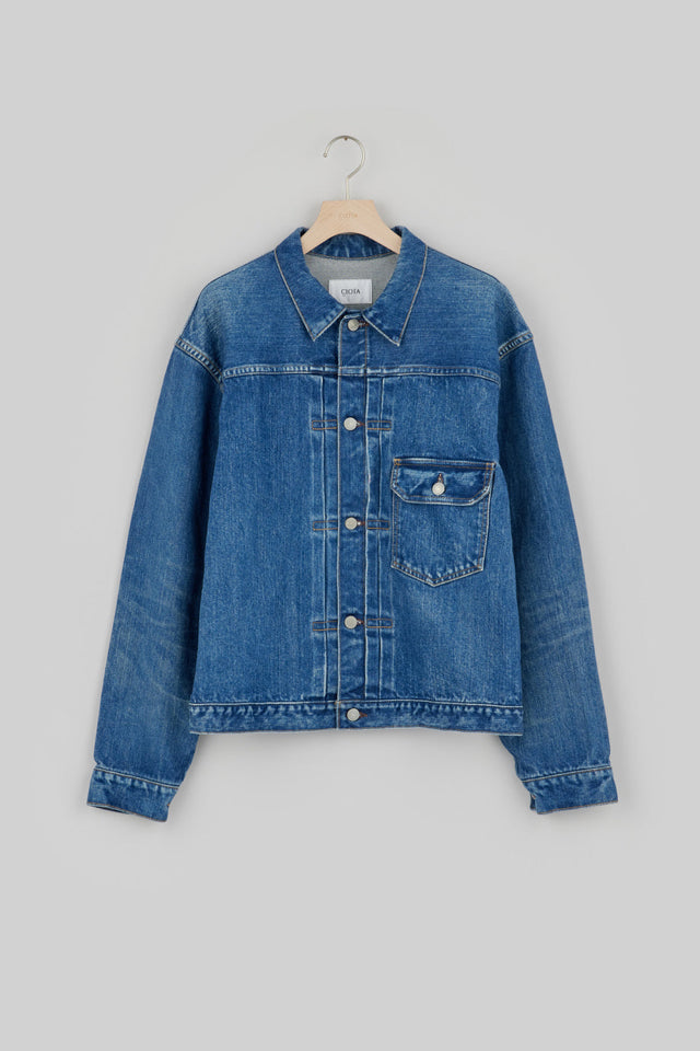 【SALE】Single Pocket Denim Jacket