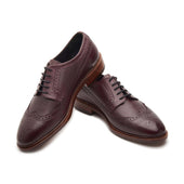 Raife Longwing Blucher Bordeaux Scotch Grain Contemporary Classics