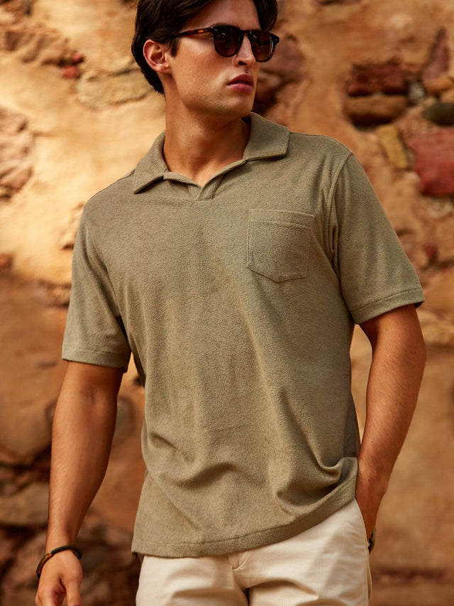 Green Terry Polo