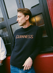 Jacquard Merino Wool Jumper Guinness X Percival