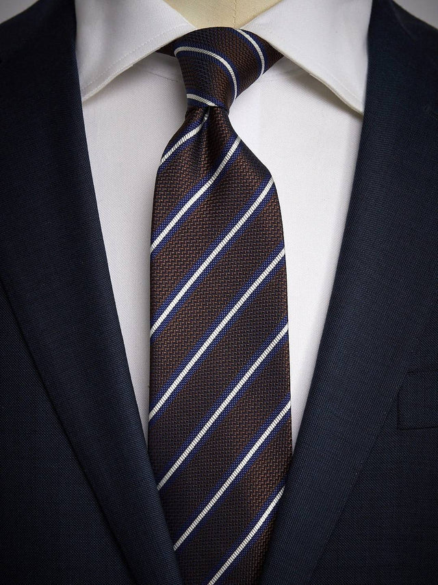 Brown Tie Striped